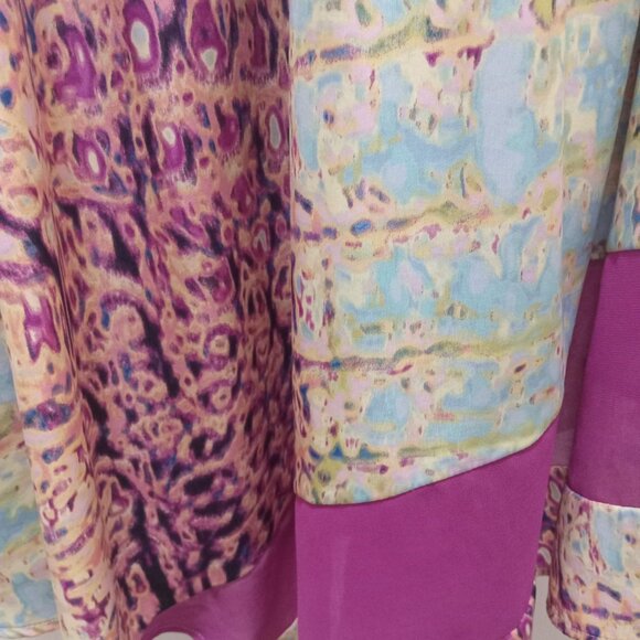 Simply Vera Sundress Multi Pattern Maxi Dress - Picture 6 of 6